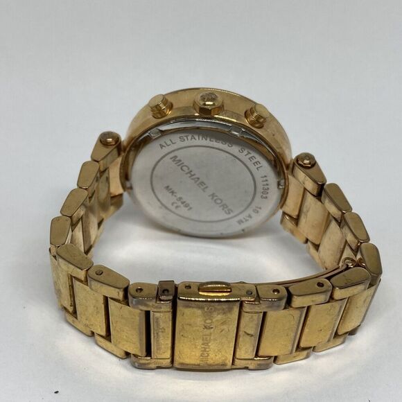 Michael Kors Parker MK5491 Women Stainless Steel Analog Dial Quartz Watch JK299 - Picture 10 of 12